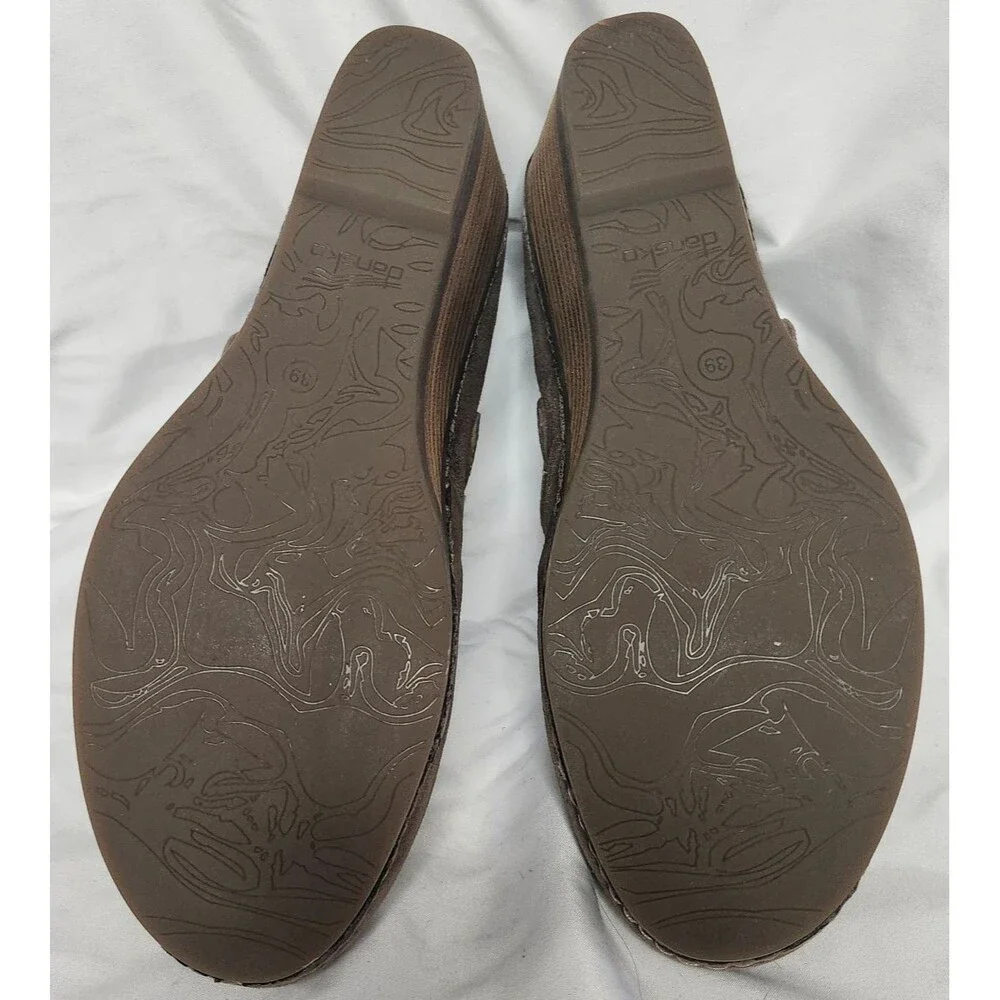 Dansko Sandy Morel Suede Wedge Mary Jane 39 US 8.5-9 Waterproof Comfort - Picture 7 of 8